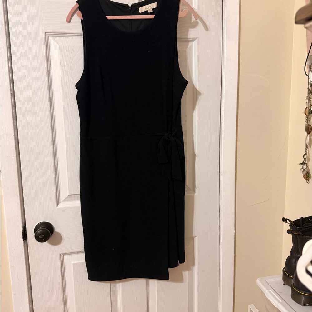 LOFT Black Mini Dress
